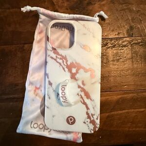 Pink marble Loopy Case for iPhone 12 Pro Max